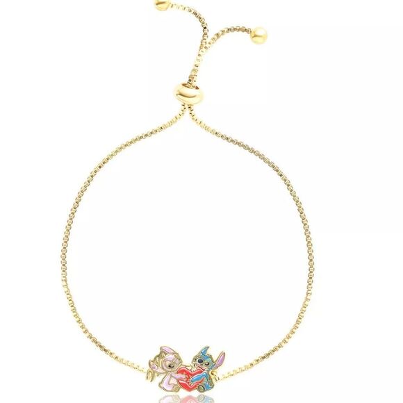 Disney Stitch & Angel Heart Lariat Bracelet - Picture 2 of 8
